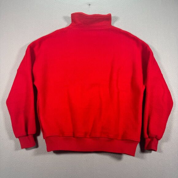 Vintage San Francisco 49ers Fleece Jacket Adult Large Red Chalk Line NFL 90's‎ - Picture 2 of 10